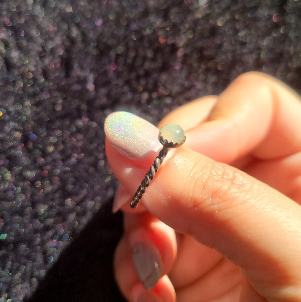 Labradorite silver ring ~handmade~ - Picture 3 of 5